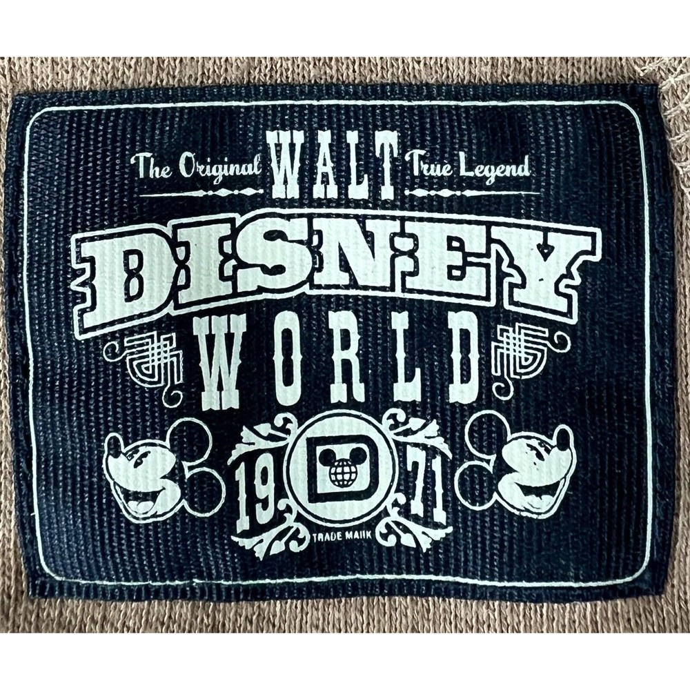 Disney Parks The Original Tan Terry Hoodie WMN Size Small hi/lo NWOT